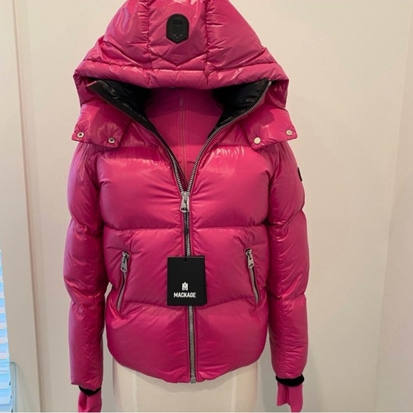 Mackage Women's Fuchsia Puffer Jacket - Picture 8 of 16
